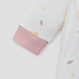 Bộ body dài liền thân không tất họa tiết hồng Nous