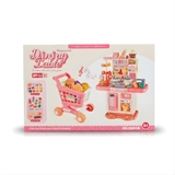 Hộp đồ chơi quầy bếp kèm xe đẩy Dining Table cho bé