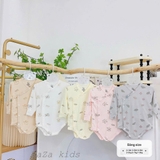 Body chip dài tay in họa tiết Maza kids cho bé