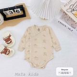 Body chip dài tay in họa tiết Maza kids cho bé