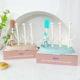 Khay úp bình sữa Kichi tặng kèm cọ rửa bình cho bé