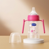 Bình sữa PP cổ rộng Algo có tay cầm