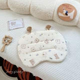Gối lót muslin tai gấu Bebezoo cho bé sơ sinh