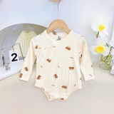 Bộ body chip tay dài Maza Kids thun tăm mềm mại