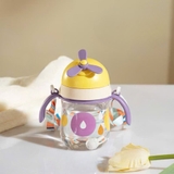 Bình nước nắp bật hình chong chóng cho bé