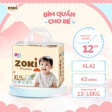 Tã bỉm quần Zoki Premium Nhật Bản Vàng
