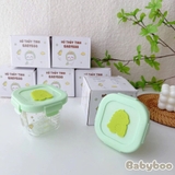 Hủ thủy tinh nắp cài Babyboo chia vạch 210ml