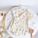Bộ kimono cộc tay LP mom chất xô musilin