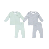 Bộ dài tay cài giữa phối kẽ Bubaby