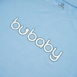 Áo ngắn tay cổ tròn Bubaby xanh biển