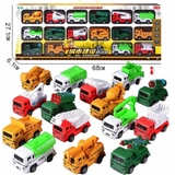 Hộp 16 xe công trình cho bé
