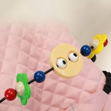 Ghế nhún kiêm bập bênh Love Baby vải cotton cho bé