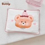 Gối xô mỏng muslin Bunny hạt đậu họa tiết hoạt hình