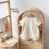 Body giả yếm kẽ hình gấu cầu vồng cho bé