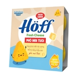 Phô mai tươi Hoff bổ sung Canxi, Vitamin D3K2 cho bé 1Y+