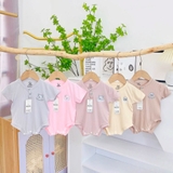 Body chip cộc tay Maza Kids nút cổ trụ in ngực
