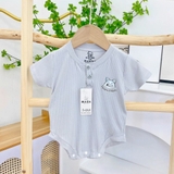 Body chip cộc tay Maza Kids nút cổ trụ in ngực