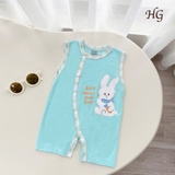 Body sát nách Hanny HG kids nền màu in hình cho bé