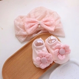 Set nón tuban kèm vớ ngắn Chicbaby
