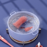 Cọ rửa bình silicon gấp gọn 3in1 hình chim cánh cụt