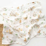 Set túi 2 khăn tắm xô họa tiết cổ tích cho bé