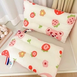 Gối bông hạt đậu có rãnh hoạt hình cho bé