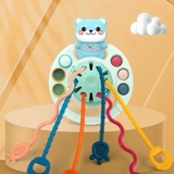Đồ chơi dây rút gặm nứu đa năng 5in1 Finger Toys cho bé