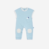 Body vai chờm cài vai Bubaby - Xanh - 1-3M