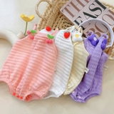 Body chip 2 dây cotton hàn đính hoa và trái cây