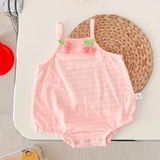 Body chip 2 dây cotton hàn đính hoa và trái cây