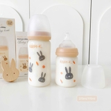 Bình sữa PPSU cổ rộng Baby K họa tiết cho bé