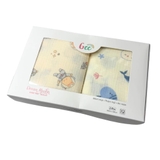 Set 2 khăn tắm xô musilin Gee cho bé