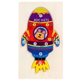 Bảng ghép gỗ phương tiên giao thông cho bé