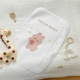 Tấm lót chống thấm hình Gấu Thỏ phong cách Hàn Quốc