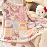 Chăn lông cừu hoạt hình cho bé