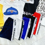 Bộ sát nách Minky mom in hình nón thể thao cho bé