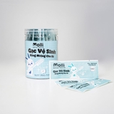 Gạc vệ sinh răng miệng Molli cho bé hộp 30 que