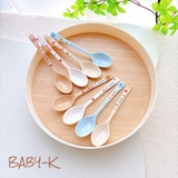 Thìa nhựa phíp cán nhỏ Baby K cho bé