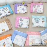 Khăn tắm xô 6 lớp bo viền Bchou họa tiết cổ tích