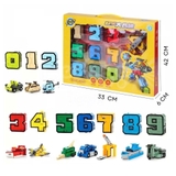 Hộp đồ chơi số biến hình Robot cho bé