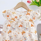 Bộ tole đùi áo cánh tiên cúc ngực H&A Kids cho bé gái