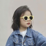 Mắt kính gọng tròn nhám basic nhiều màu cho bé