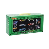 Hộp container mô hình xe và máy bay kim loại mini