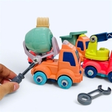 Túi 4 xe công trình chạy đà cho bé