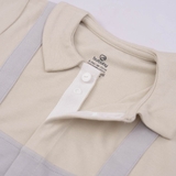 Body dài tay giả yếm cổ Peter Pan Bubaby