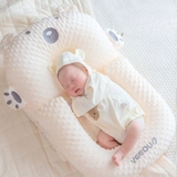Đệm chống trào Bchou hạt đậu nhung mềm hình gấu