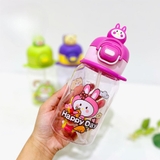 Bình uống nước nắp hình thú đáng yêu