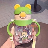 Bình nước Honper nắp bật hình gấu 400ml - HK2502