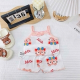 Bộ 2 dây thun tăm viền cổ bèo Minky Mom cho bé gái