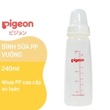 Bình sữa Pigeon PP vuông